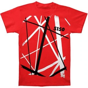 VAN HALEN‏ Eddie 5150 Guitar Design T-Shirt