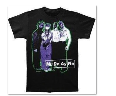 MUDVAYNE - Group Standing - Two Sided Printed T-shirt