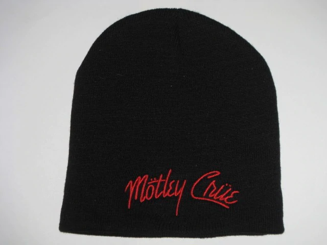 MOTLEY CRUE -Embroidered - Logo Beanie