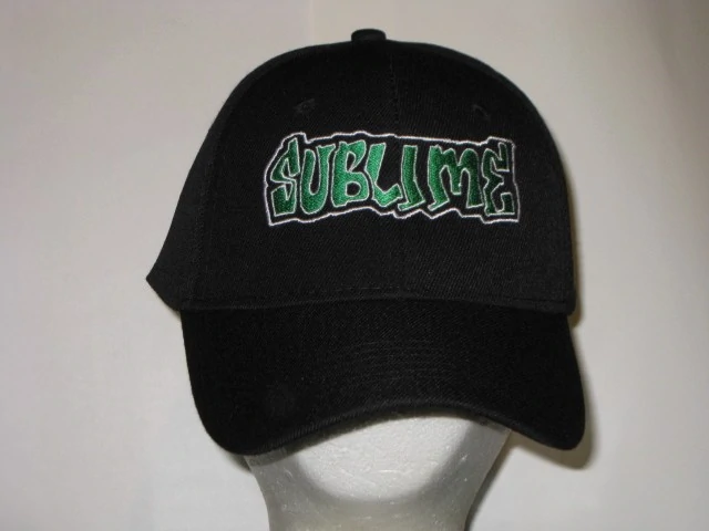 SUBLIME - EMBROIDERED BASEBALL CAP - Adjustable Velcro Back -Unisex